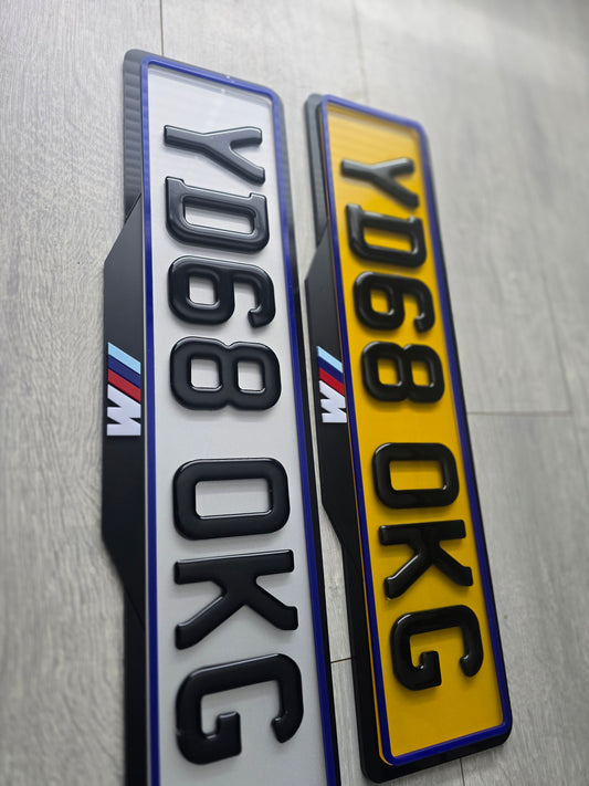 Premium Custom Number Plate Holders – Any Logo / Car Brand
