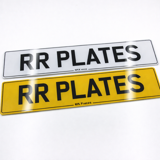 Standard Printed Number Plates (Road Legal UK)