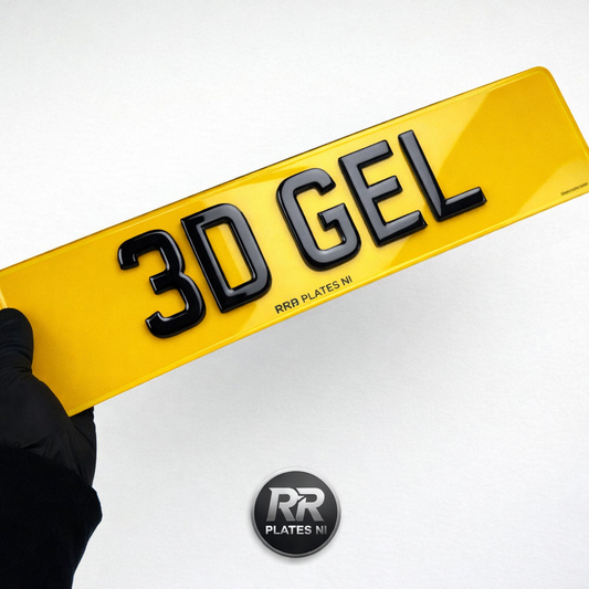 3D Gel Number Plates (Road Legal)